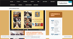 Desktop Screenshot of lyon-olympique-echecs.com